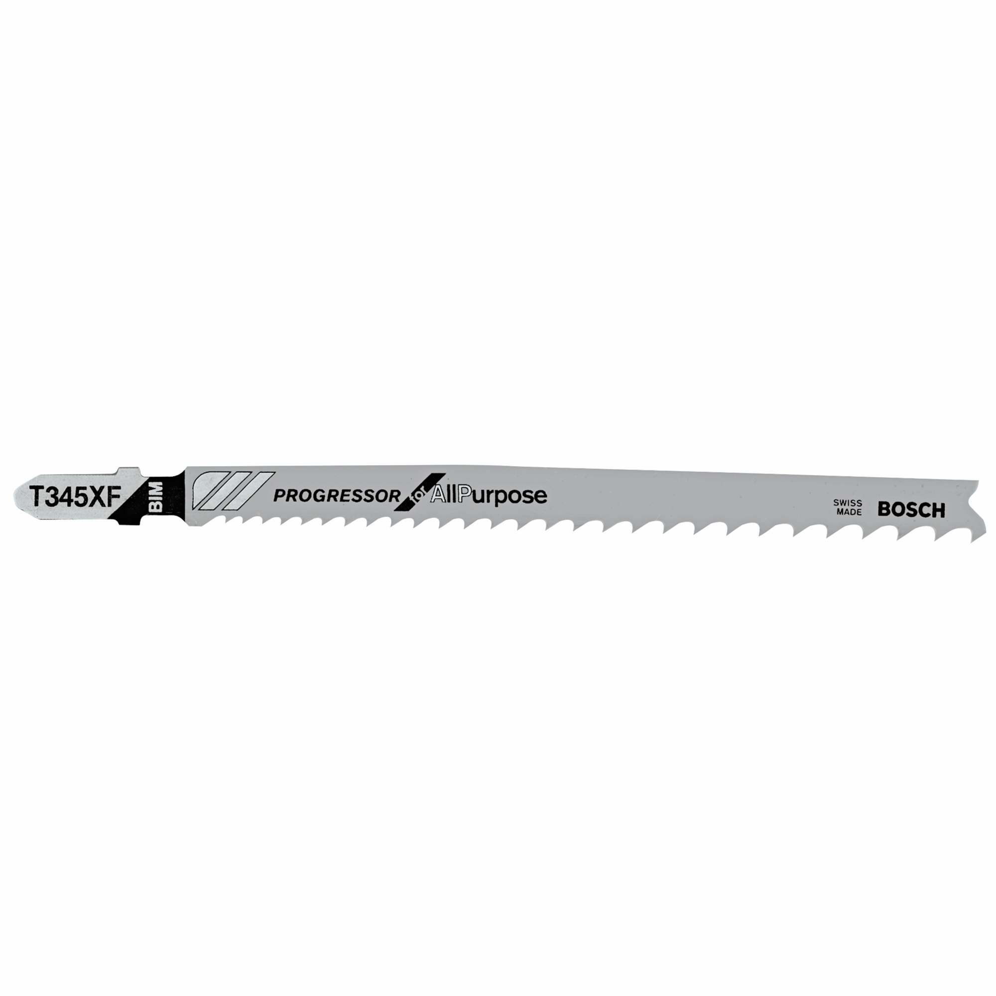 Bosch Progressor T-Shank Jig Saw Blades — 5 1/4in., 5-10 TPI, Wood with Nails, 100 Pcs, Model# T345XF100